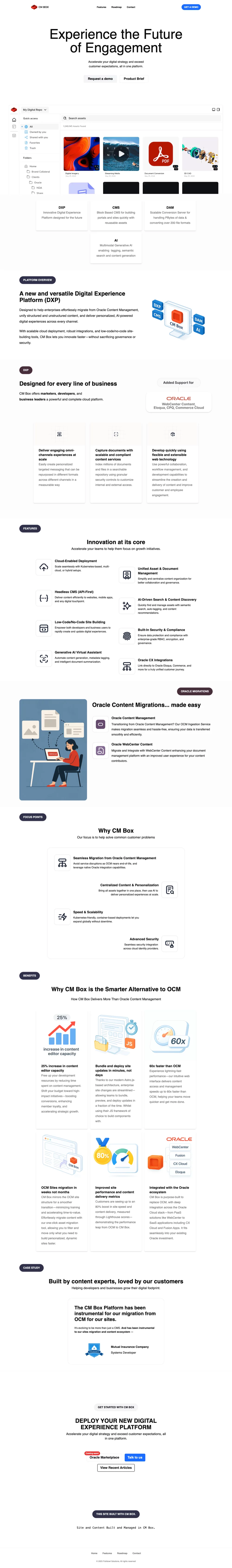 CM Box - Full Page Screenshot