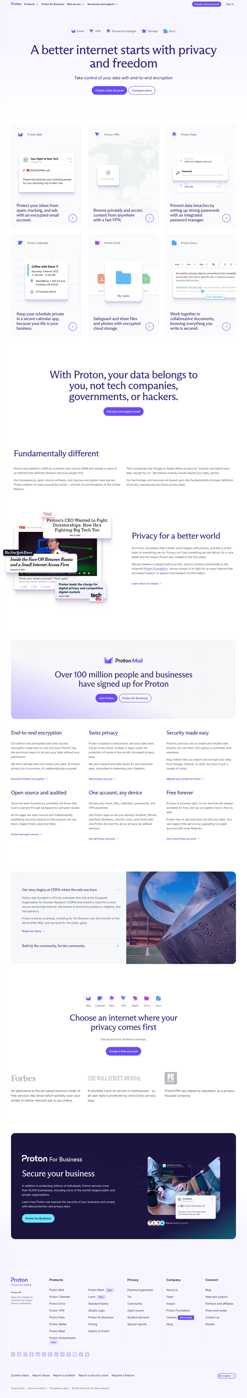 Proton - Full Page Screenshot