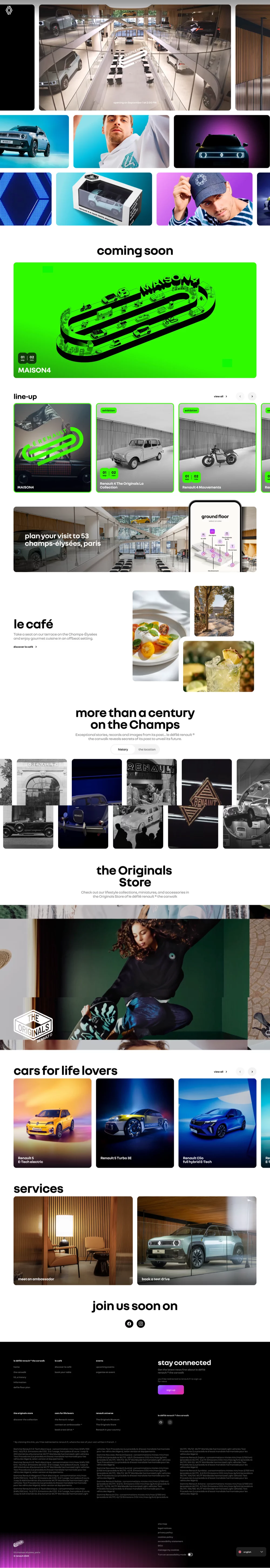 Le Defile Renault - Full Page Screenshot