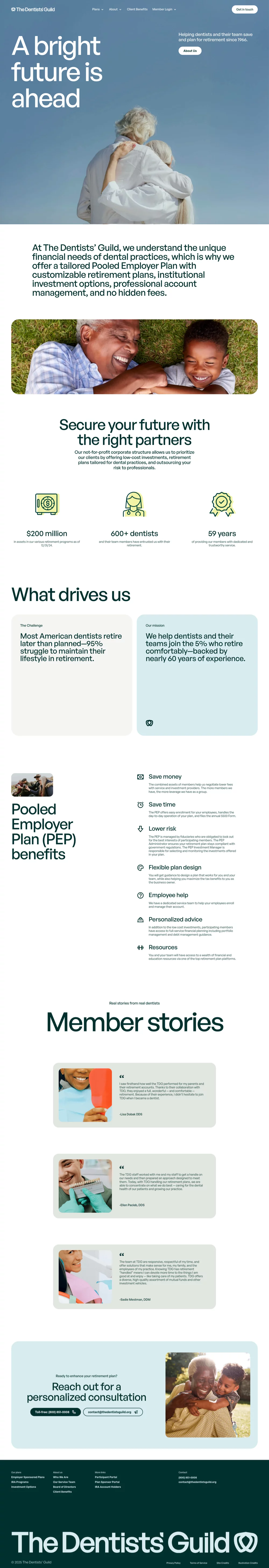 The Dentists Guild - Full Page Screenshot