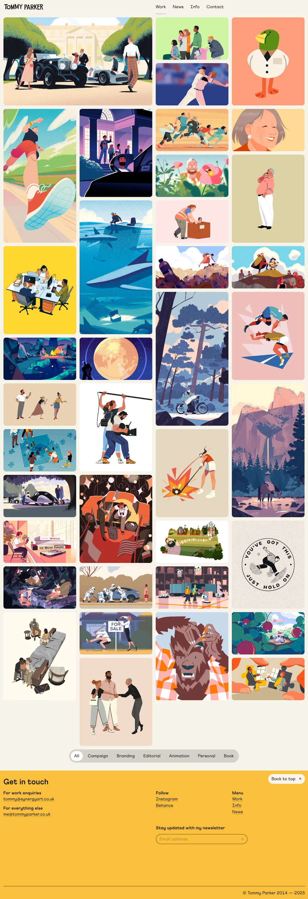 Tommy Parker - Full Page Screenshot